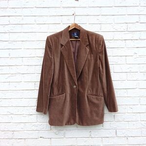 Brown Velvet Women's Blazer size 10